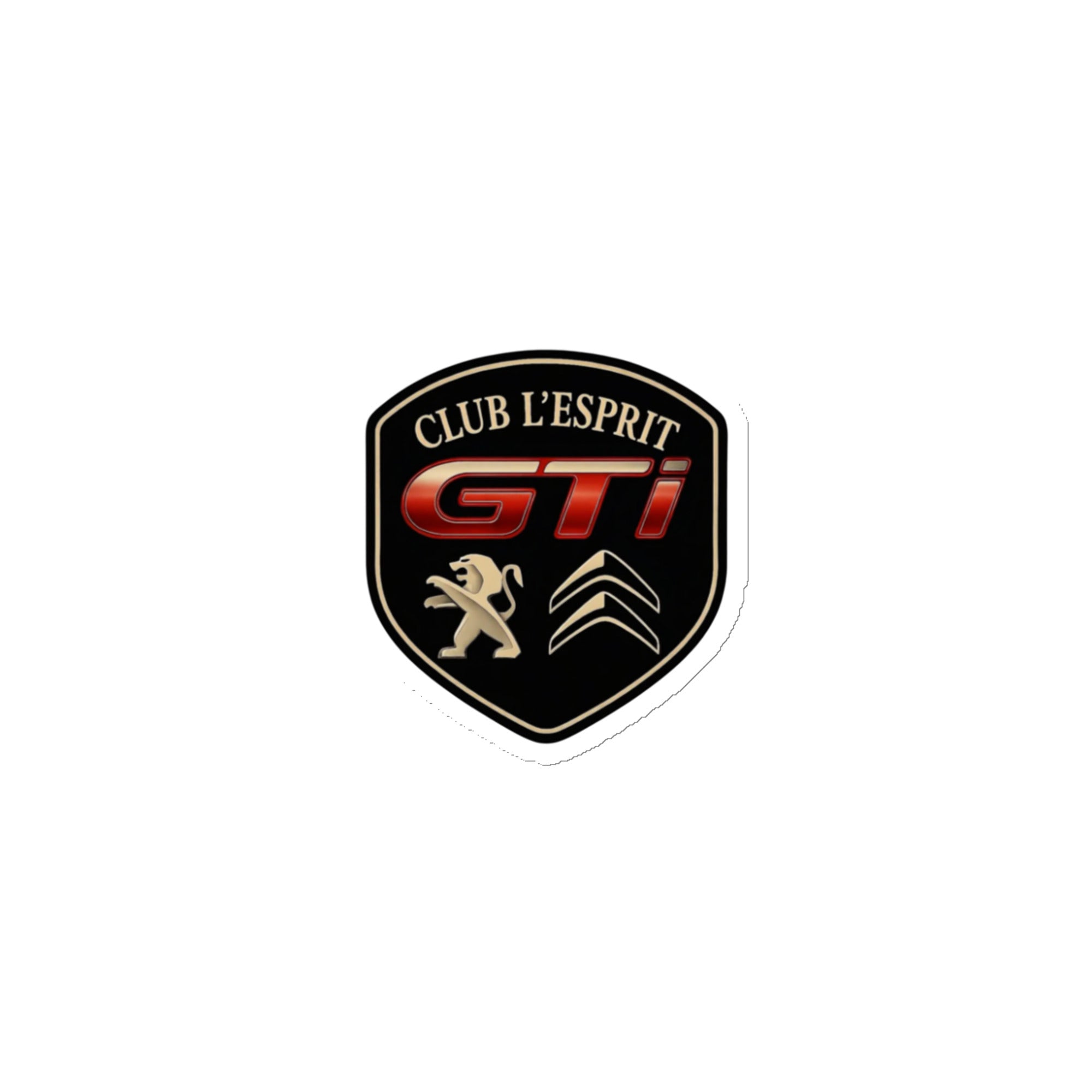 Aimant Esprit GTI finition mate, magnet du Club l'Esprit GTI