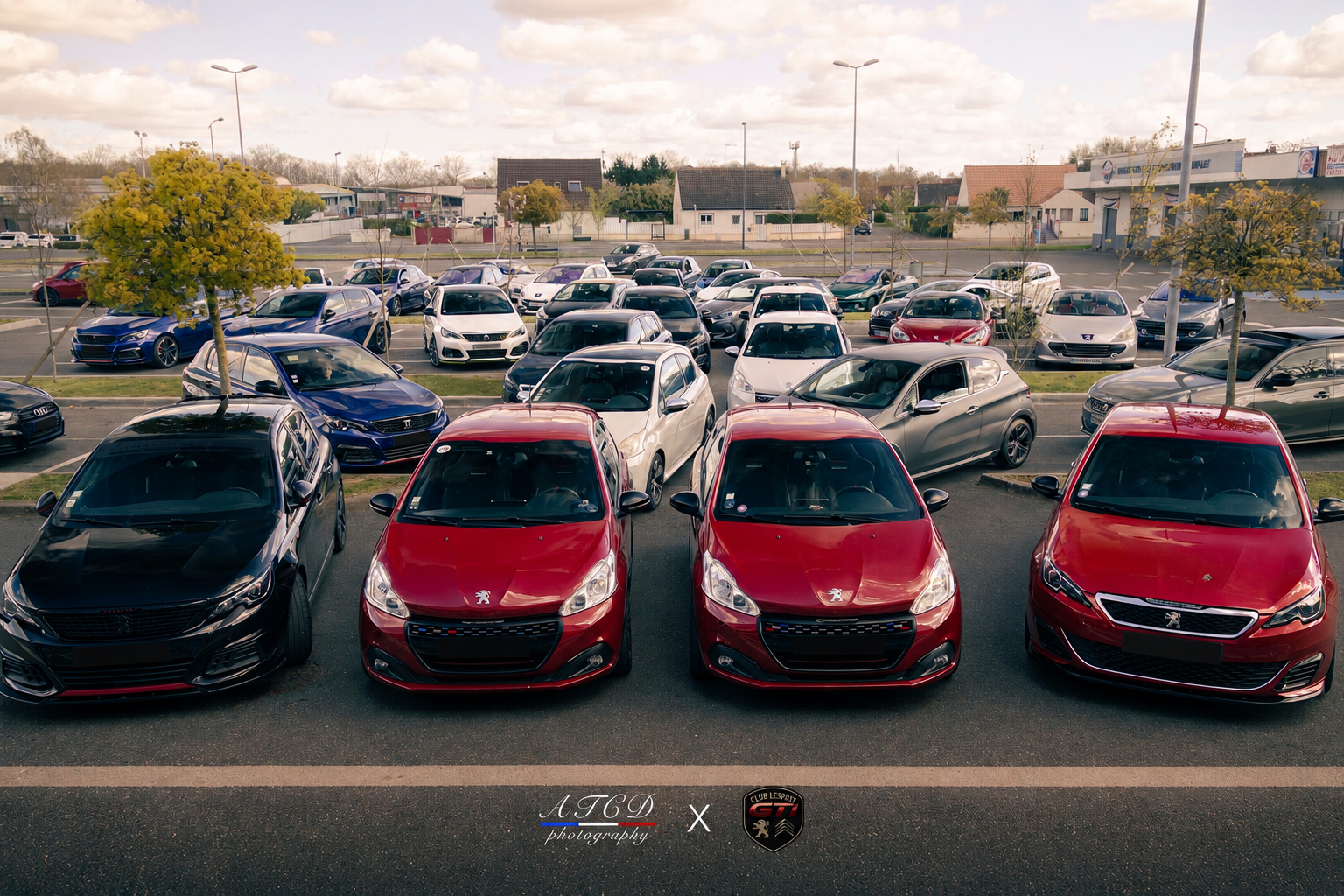 Rassemblement de voitures GTI du Club L'Esprit GTI