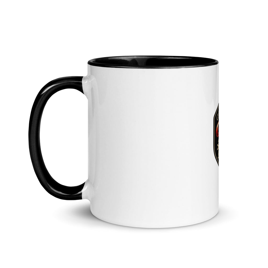 Mug Esprit GTI en céramique blanche à intérieur coloré - vue 3