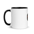 Mug Esprit GTI en céramique blanche à intérieur coloré - vue 3