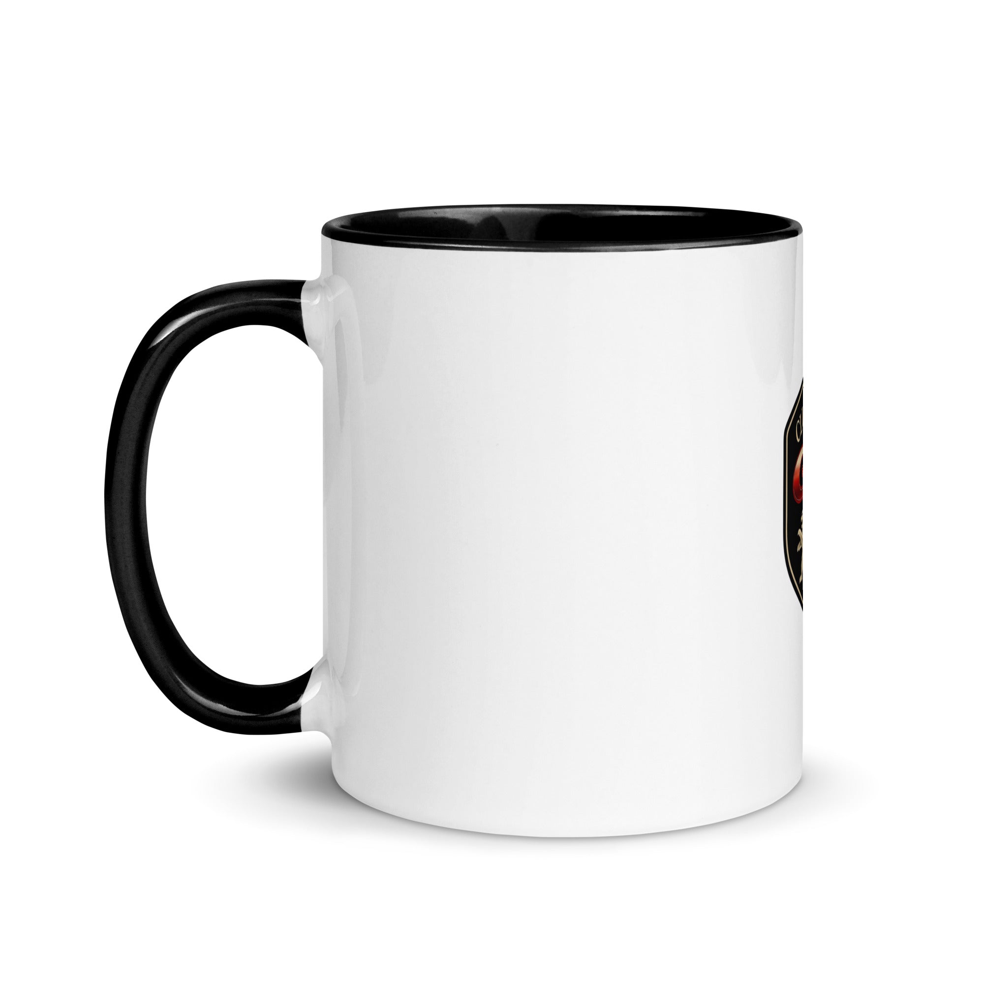 Mug Esprit GTI en céramique blanche à intérieur coloré - vue 3