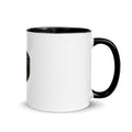 Mug Esprit GTI en céramique blanche à intérieur coloré - vue 2