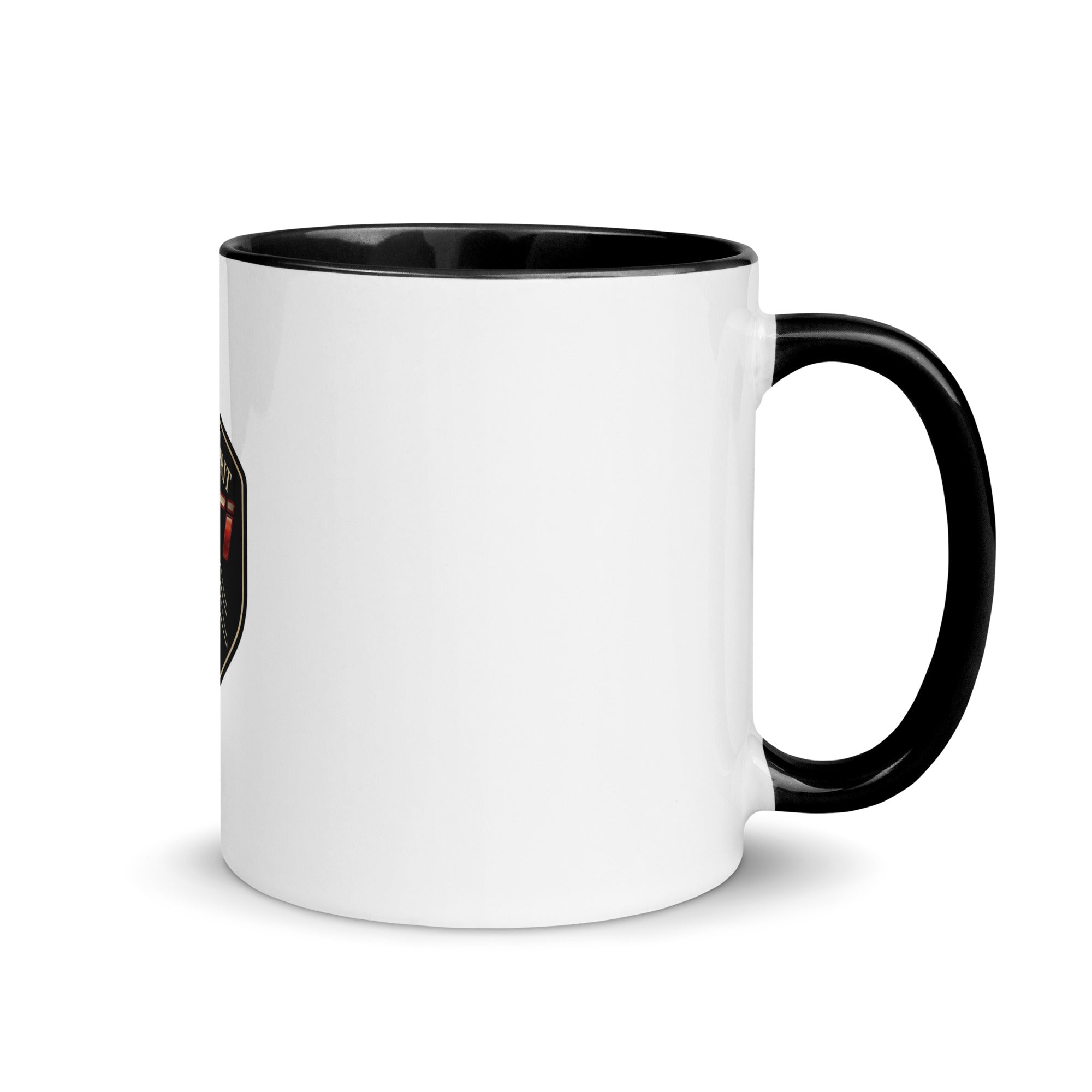 Mug Esprit GTI en céramique blanche à intérieur coloré - vue 2